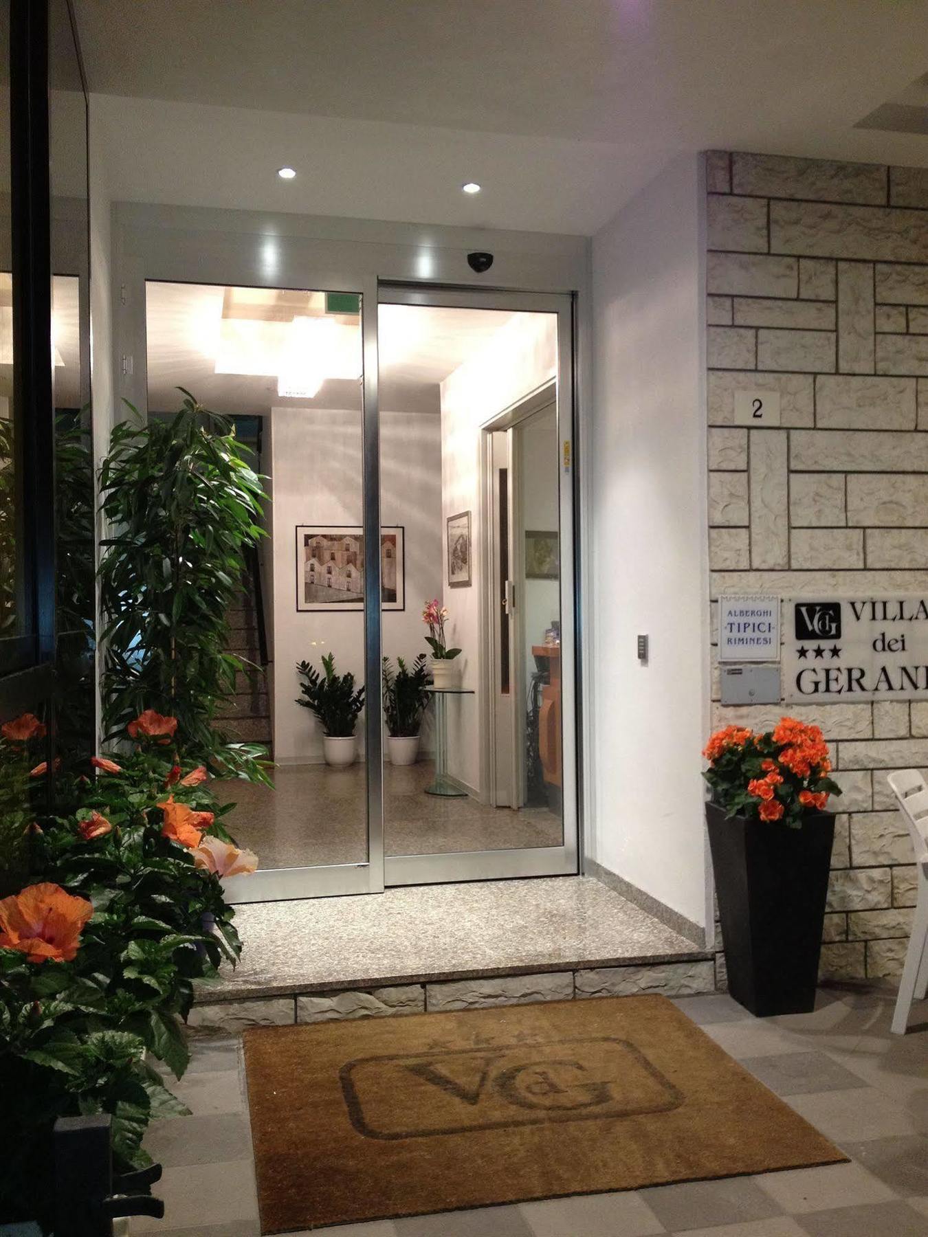 Hotel Villa Dei Gerani Rimini Exterior photo